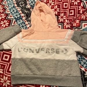 Converse crop hoodie